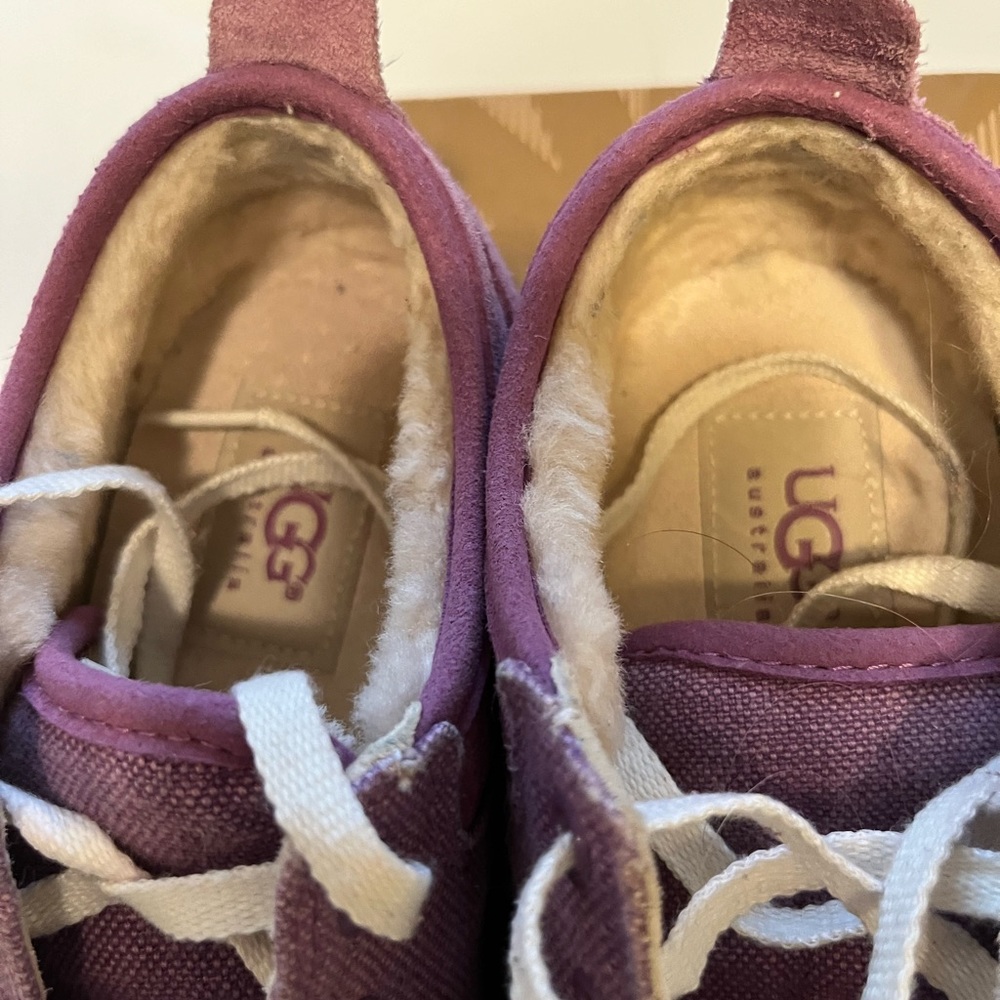 Cute Purple Lavender Ugg sneakers - Picture 3 of 7
